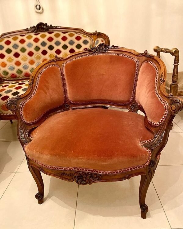 Classic Louis XV fauteuil de bureau armchair