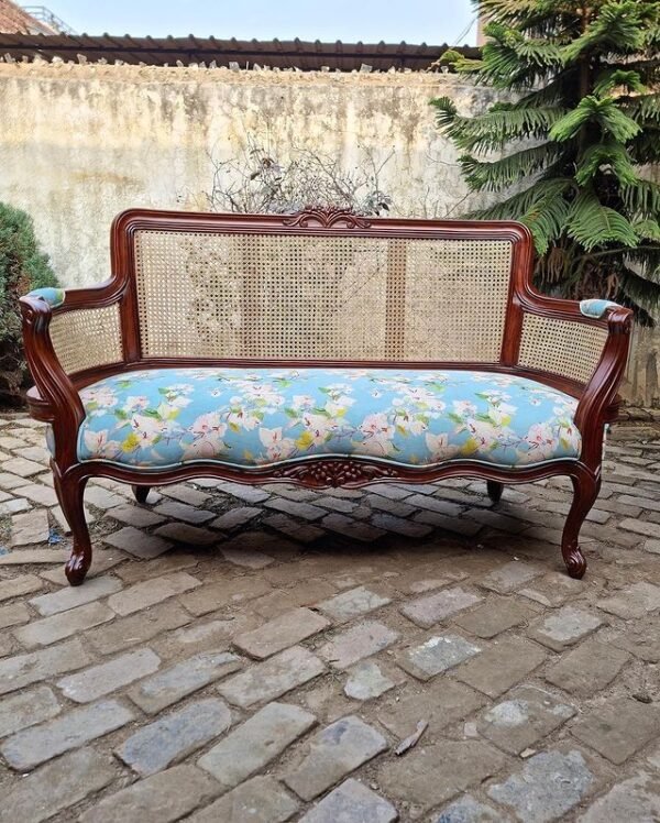 Louis XV sofa of graceful curves