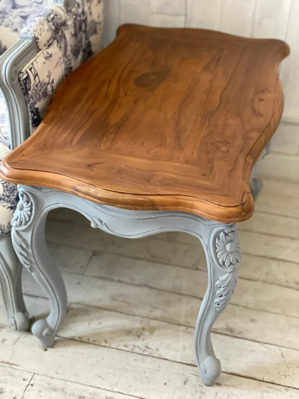 Centre table with  rocaille, Louis XV style - Image 2